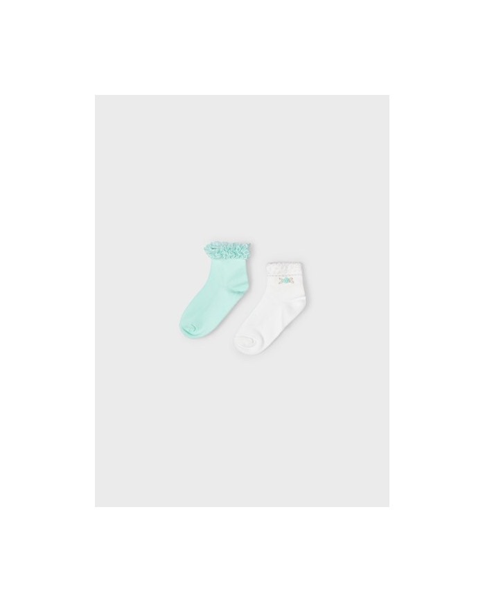 Bernumode | Mayoral: Zeķu komplekts (2 pāri) 5,90 € Izmēru tabula:
2 g. (92 cm)       19-22 (13,6 cm)
4 g. (104 cm)      23-26 (16,8 cm)
6 g. (116 cm)      27-31 (19,1 cm)
8 g. (128 cm)      32-35 (20,4 cm)
10 g. (140 cm)     35-36 (21,6 cm)
12 g. (152 cm)     36-37 (22,8 cm)
14 g. (158 cm)     37-38 (23,5 cm)
16 g. (164 cm)     39-40 (24,7 cm)
18 g. (170 cm)     41-42 (25,3 cm)
 Bernumode | Mayoral: Zeķu komplekts (2 pāri) 5,90 € Izmēru tabula:
2 g. (92 cm)       19-22 (13,6 cm)
4 g. (104 cm)      23-26 (16,8 cm)
6 g. (116 cm)      27-31 (19,1 cm)
8 g. (128 cm)      32-35 (20,4 cm)
10 g. (140 cm)     35-36 (21,6 cm)
12 g. (152 cm)     36-37 (22,8 cm)
14 g. (158 cm)     37-38 (23,5 cm)
16 g. (164 cm)     39-40 (24,7 cm)
18 g. (170 cm)     41-42 (25,3 cm)