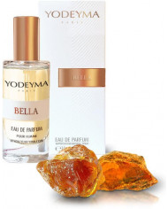 Bernumode | YODEYMA: Bella Miniperfume 15ML 5,70 € Rosinošs aromātu sajaukums, kas aicina atraisīties un izstaro gaišumu un maigumu. Silts un juteklisks parfīms.
Ziedu - Augļu Bella ir uzmundrinošs un maigs parfīms dabiskai un vienkāršai sievietei. Sākuma notis ir tās, kuras parfīmā sajūtamas pašas pirmās.Sirds notis ir smaržu esence un būtība.Fona notis ir tās, kuras parfīmam piešķir dziļumu un noturību.
Sākuma nots
Ananāss
Sirds nots
Jasmīns
Fona nots
Dzintars
 Bernumode | YODEYMA: Bella Miniperfume 15ML 5,70 € Rosinošs aromātu sajaukums, kas aicina atraisīties un izstaro gaišumu un maigumu. Silts un juteklisks parfīms.
Ziedu - Augļu Bella ir uzmundrinošs un maigs parfīms dabiskai un vienkāršai sievietei. Sākuma notis ir tās, kuras parfīmā sajūtamas pašas pirmās.Sirds notis ir smaržu esence un būtība.Fona notis ir tās, kuras parfīmam piešķir dziļumu un noturību.
Sākuma nots
Ananāss
Sirds nots
Jasmīns
Fona nots
Dzintars