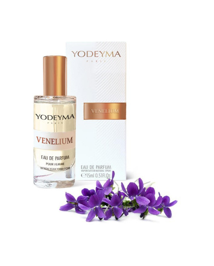 Bernumode | YODEYMA: Venelium Miniperfume 15мл 5,70 € Загадочные верхние ноты кориандра, в сочетании с цветком фиалки и древесным ароматом, создают блестящий, чувственный образ.
ЦветочныйVenelium - теплый аромат для мистической женщины. Верхняя нота парфюма - легкие летучие ароматы, которые ощущаются первые несколько минут.Средняя нота - душа парфюма.Базовая нота парфюма отображает глубину аромата.
Верхняя часть пирамиды аромата
Кориандр
Нота сердца
Фиалка
Нота шлейфа
Дерево
 Bernumode | YODEYMA: Venelium Miniperfume 15мл 5,70 € Загадочные верхние ноты кориандра, в сочетании с цветком фиалки и древесным ароматом, создают блестящий, чувственный образ.
ЦветочныйVenelium - теплый аромат для мистической женщины. Верхняя нота парфюма - легкие летучие ароматы, которые ощущаются первые несколько минут.Средняя нота - душа парфюма.Базовая нота парфюма отображает глубину аромата.
Верхняя часть пирамиды аромата
Кориандр
Нота сердца
Фиалка
Нота шлейфа
Дерево
