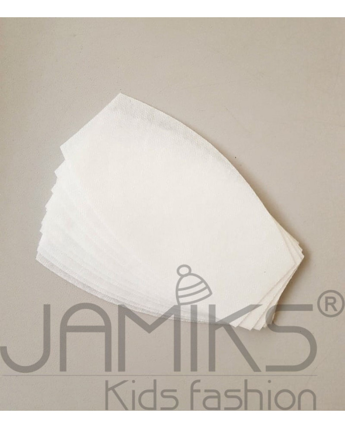 Bernumode | Jamiks: Набор фильтров (10 шт.) 0,62 € Фильтры рекомендуется менять каждые 2 часа. Фильтр вставляется между двух слоев хлопка. Фильтры можно дезинфицировать спиртом, с содержанием алкоголя минимум 60 градусов, а затем прогладить утюгом мин. 70 градусов.
 Bernumode | Jamiks: Набор фильтров (10 шт.) 0,62 € Фильтры рекомендуется менять каждые 2 часа. Фильтр вставляется между двух слоев хлопка. Фильтры можно дезинфицировать спиртом, с содержанием алкоголя минимум 60 градусов, а затем прогладить утюгом мин. 70 градусов.