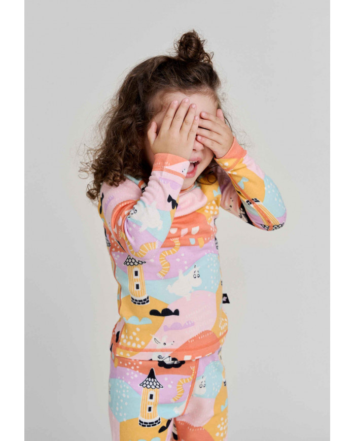 Bernumode | Reima: Merino vilnas termo-veļas komplekts, Trivsam 46,12 € Base layer set with soft bamboo on the inside and warm merino wool on the outside. The best combination of comfort and warmth in Reima base layer materials.
A playful two-piece toddlers' thermal set designed for wintry days and nights, featuring a soft reverse made from bamboo viscose that smartly absorbs moisture. The luxuriously warm surface is crafted from responsible merino wool. The pants and top protect from chills while helping regulate body temperature. This Reima cold weather set boasts comfy flat seams that help prevent chafing. An elastic waist expands with each breath. And who knows, this Moomin theme base layer set might even prove helpful when teaching your kid the alphabet!
Wool is ideal for temperature control
Wool & bamboo viscose blend knit is very soft and warm and absorbs moisture well
Made with Responsible Wool Standard certified wool. Reima is certified through Control Union. CU 872203
Soft, flat seams for extra comfort: no chafing
Elastic waist
All-over Moomin print
 Bernumode | Reima: Merino vilnas termo-veļas komplekts, Trivsam 46,12 € Base layer set with soft bamboo on the inside and warm merino wool on the outside. The best combination of comfort and warmth in Reima base layer materials.
A playful two-piece toddlers' thermal set designed for wintry days and nights, featuring a soft reverse made from bamboo viscose that smartly absorbs moisture. The luxuriously warm surface is crafted from responsible merino wool. The pants and top protect from chills while helping regulate body temperature. This Reima cold weather set boasts comfy flat seams that help prevent chafing. An elastic waist expands with each breath. And who knows, this Moomin theme base layer set might even prove helpful when teaching your kid the alphabet!
Wool is ideal for temperature control
Wool & bamboo viscose blend knit is very soft and warm and absorbs moisture well
Made with Responsible Wool Standard certified wool. Reima is certified through Control Union. CU 872203
Soft, flat seams for extra comfort: no chafing
Elastic waist
All-over Moomin print