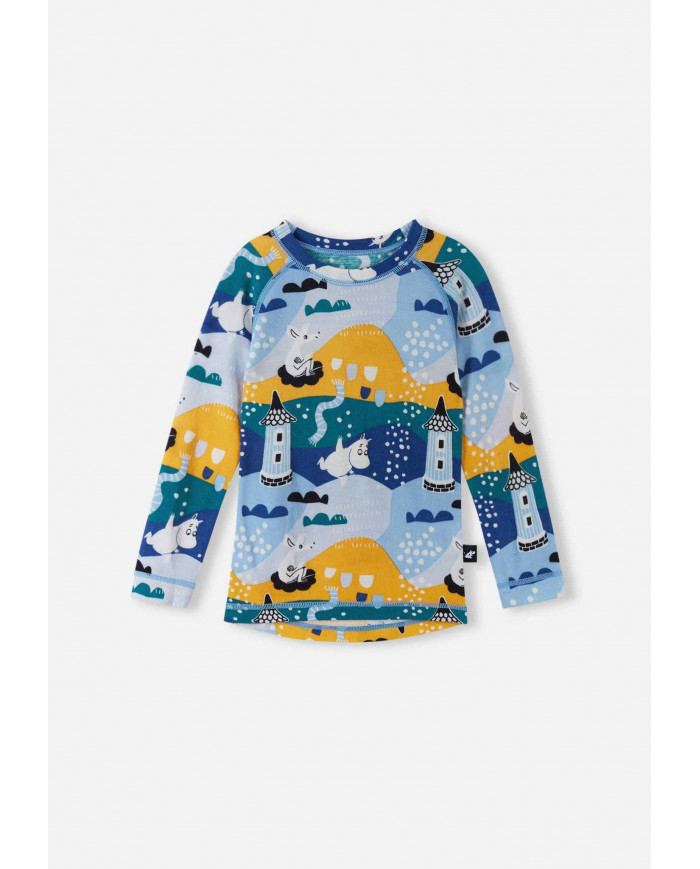 Bernumode | Reima: Комплект термо-белья из шерсти мериноса, Trivsam 46,12 € Pamatnes slāņa komplekts ar mīkstu bambusu iekšpusē un siltu merino vilnu ārpusē. Labākā komforta un siltuma kombinācija Reima bāzes slāņa materiālos.
Rotaļīgs divdaļīgs mazuļu termiskais komplekts, kas paredzēts ziemas dienām un naktīm, un tam ir mīksts reverss, kas izgatavots no bambusa viskozes, kas lieliski absorbē mitrumu. 
Greznā siltā virsma ir izgatavota no atbildīgas merino vilnas. Bikses un augšdaļa pasargā no drebuļiem, vienlaikus palīdzot regulēt ķermeņa temperatūru. 
Šim Reima aukstā laika komplektam ir ērtas plakanas šuves, kas palīdz novērst berzi. Elastīgais viduklis paplašinās ar katru elpu. Un kas zina, šis Muminu tēmas bāzes slāņu komplekts var būt noderīgs, mācot bērnam alfabētu! 

Vilna ir ideāli piemērota temperatūras kontrolei 
Vilnas un bambusa viskozes maisījuma adījums ir ļoti mīksts un silts un labi uzsūc mitrumu 
Izgatavots no Responsible Wool Standard sertificētas vilnas. Reima ir sertificēta Control Union. CU 872203 
Mīkstas, plakanas šuves papildu komfortam: bez berzes 
Elastīga jostasvieta 
Visapkārt Moomin apdruka


