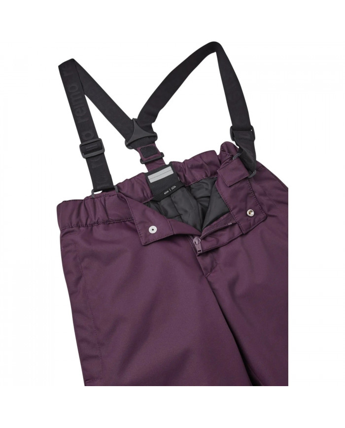 Bernumode | Reima: Reimatec® winter pants, Proxima €46.49 Reimatec kids' ski trousers with functional details and a fantastic feel. Waterproof and breathable with durable reinforcements on the hems. Stretchy waist.

These water- and windproof Reimatec kids' winter trousers are made from a durable, high-tech material that's also breathable and repels dirt. The seams are sealed waterproof and the snowlocks keep cold powder away. Thanks to the soft polyester lining, these winter trousers are comfortable to wear and easy to slip on. The removable and adjustable suspenders ensure a unique fit. Practical details finish these comfy winter trousers for kids like reflective accents and two side pockets.



All seams sealed waterproof


Durable reinforcements on leg ends


Fluorocarbon-free water and dirt repellent finish BIONIC-FINISH®ECO


Smooth polyester lining containing recycled fibers


Elastic waist


Snowlocks at leg ends


Two side pockets with zips


Adjustable and detachable elastic suspenders


Wash separately inside out. Close zippers and velcro tapes. Do not use detergents with bleaching agents. Do not use fabric softener. Remove the garment after finished washing program to avoid color change. Tumble drying or drying cabinet allowed (max. 40 °C).