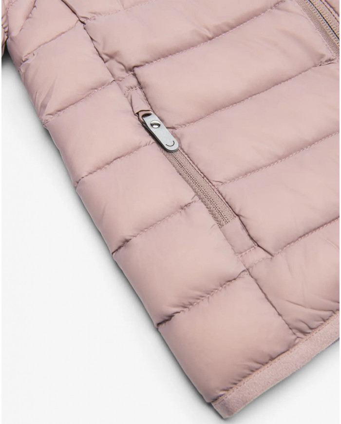 Bernumode | Viking: Aery Light Down Jacket-Versatile down jacket and vest for girl €43.33 From freezing mornings to warmer afternoons, the adaptable Aery Light Down Jacket helps your child stay comfortable throughout the shifting temperatures. Filled with responsibly-sourced down and feather insulation, the jacket provides warmth with a natural insulation that has yet to be beaten. Down is also highly compressible, meaning the jacket can easily be packed in a backpack in case it’s needed later. In warmer weather, the jacket can be used as an outer layer, and it is even treated with non-fluorinated Bionic Finish Eco to provide durable water repellency in case of precipitation. In colder weather, it can also be used as a mid layer underneath a snowsuit or shell jacket. As a clever finishing touch, the arms are also removeable, enabling the jacket to turn into a vest depending on the activity and temperature. Bernumode | Viking: Aery Light Down Jacket-Versatile down jacket and vest for girl €43.33 From freezing mornings to warmer afternoons, the adaptable Aery Light Down Jacket helps your child stay comfortable throughout the shifting temperatures. Filled with responsibly-sourced down and feather insulation, the jacket provides warmth with a natural insulation that has yet to be beaten. Down is also highly compressible, meaning the jacket can easily be packed in a backpack in case it’s needed later. In warmer weather, the jacket can be used as an outer layer, and it is even treated with non-fluorinated Bionic Finish Eco to provide durable water repellency in case of precipitation. In colder weather, it can also be used as a mid layer underneath a snowsuit or shell jacket. As a clever finishing touch, the arms are also removeable, enabling the jacket to turn into a vest depending on the activity and temperature.