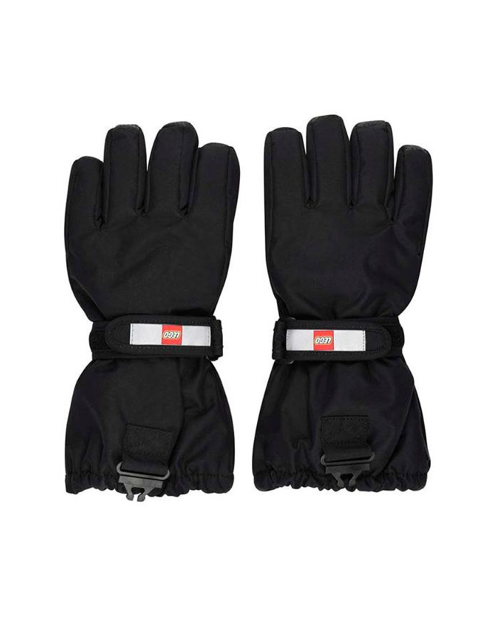 Bernumode | LEGO® Wear: Waterprooof gloves with membrane LWATLIN 700 €23.62 LEGO® Wear PLAY gloves for children
A pair of smart and functional ski gloves makes playing outside a lot more fun on cold and wet days. The many functional features make sure that your child’s fingers are kept dry and warm regardless of the weather.
The LEGO® Wear PLAY glove has an ergonomic fit and an elasticated wrist with a reflector and Velcro closure for an optimum fit. The glove entry is also elasticated to keep snow out. With a PU anti-slip material on the palms and fingertips for a better grip.
THIS IS WHY YOU WILL LOVE THE GLOVES
They are 100% windproof, windproof, and breathable
There is a buckle on the gloves for clicking them onto LEGO Wear jackets and snowsuit
The gloves have a soft isolating Thinsulate insulation¨
The gloves come in so many great colours
The gloves are made in a 100% windproof and breathable material. They have a waterproof and breathable Fan-Tex membrane between the inner and outer layer which makes the gloves 100% waterproof. The inner layer is a comfortable and insulating Thinsulate material.
The gloves can be hooked together at the wrist to keep the pair together when they are not in use. Safety break-away buckle for attaching the gloves to a snowsuit or jacket sleeve. The buckle releases when pulling the gloves, so that your child does not get stuck on anything.
Specifications
Adjustable strap at wrist with Velcro closure.
Elastic at wrist keeps the glove in place.
Soft elastic at opening.
Thinsulate insulation.
Soft microfleece lining inside gloves.
100% waterproof and breathable Fan-Tex membrane inside gloves.
Ergonomic fit.
PU anti-slip material on palm for better grip.
3M Scotchlite reflector.
Breakaway buckle only in size: 104 - 140.
Bionic Finish ECO water repellent finish on the surface.
Windproof.
 Bernumode | LEGO® Wear: Waterprooof gloves with membrane LWATLIN 700 €23.62 LEGO® Wear PLAY gloves for children
A pair of smart and functional ski gloves makes playing outside a lot more fun on cold and wet days. The many functional features make sure that your child’s fingers are kept dry and warm regardless of the weather.
The LEGO® Wear PLAY glove has an ergonomic fit and an elasticated wrist with a reflector and Velcro closure for an optimum fit. The glove entry is also elasticated to keep snow out. With a PU anti-slip material on the palms and fingertips for a better grip.
THIS IS WHY YOU WILL LOVE THE GLOVES
They are 100% windproof, windproof, and breathable
There is a buckle on the gloves for clicking them onto LEGO Wear jackets and snowsuit
The gloves have a soft isolating Thinsulate insulation¨
The gloves come in so many great colours
The gloves are made in a 100% windproof and breathable material. They have a waterproof and breathable Fan-Tex membrane between the inner and outer layer which makes the gloves 100% waterproof. The inner layer is a comfortable and insulating Thinsulate material.
The gloves can be hooked together at the wrist to keep the pair together when they are not in use. Safety break-away buckle for attaching the gloves to a snowsuit or jacket sleeve. The buckle releases when pulling the gloves, so that your child does not get stuck on anything.
Specifications
Adjustable strap at wrist with Velcro closure.
Elastic at wrist keeps the glove in place.
Soft elastic at opening.
Thinsulate insulation.
Soft microfleece lining inside gloves.
100% waterproof and breathable Fan-Tex membrane inside gloves.
Ergonomic fit.
PU anti-slip material on palm for better grip.
3M Scotchlite reflector.
Breakaway buckle only in size: 104 - 140.
Bionic Finish ECO water repellent finish on the surface.
Windproof.