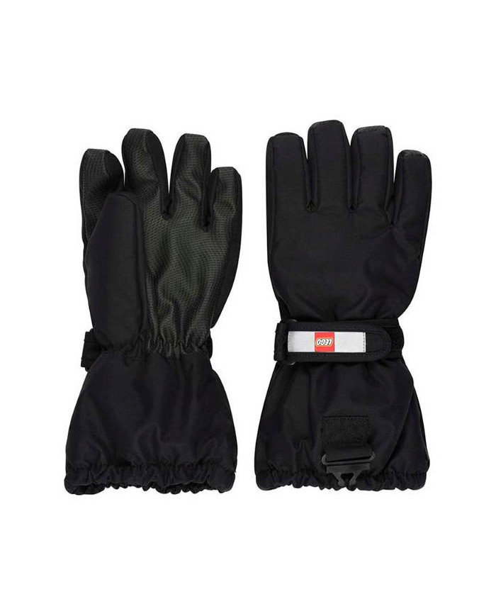 Bernumode | LEGO® Wear: Waterprooof gloves with membrane LWATLIN 700 €23.62 LEGO® Wear PLAY gloves for children
A pair of smart and functional ski gloves makes playing outside a lot more fun on cold and wet days. The many functional features make sure that your child’s fingers are kept dry and warm regardless of the weather.
The LEGO® Wear PLAY glove has an ergonomic fit and an elasticated wrist with a reflector and Velcro closure for an optimum fit. The glove entry is also elasticated to keep snow out. With a PU anti-slip material on the palms and fingertips for a better grip.
THIS IS WHY YOU WILL LOVE THE GLOVES
They are 100% windproof, windproof, and breathable
There is a buckle on the gloves for clicking them onto LEGO Wear jackets and snowsuit
The gloves have a soft isolating Thinsulate insulation¨
The gloves come in so many great colours
The gloves are made in a 100% windproof and breathable material. They have a waterproof and breathable Fan-Tex membrane between the inner and outer layer which makes the gloves 100% waterproof. The inner layer is a comfortable and insulating Thinsulate material.
The gloves can be hooked together at the wrist to keep the pair together when they are not in use. Safety break-away buckle for attaching the gloves to a snowsuit or jacket sleeve. The buckle releases when pulling the gloves, so that your child does not get stuck on anything.
Specifications
Adjustable strap at wrist with Velcro closure.
Elastic at wrist keeps the glove in place.
Soft elastic at opening.
Thinsulate insulation.
Soft microfleece lining inside gloves.
100% waterproof and breathable Fan-Tex membrane inside gloves.
Ergonomic fit.
PU anti-slip material on palm for better grip.
3M Scotchlite reflector.
Breakaway buckle only in size: 104 - 140.
Bionic Finish ECO water repellent finish on the surface.
Windproof.
 Bernumode | LEGO® Wear: Waterprooof gloves with membrane LWATLIN 700 €23.62 LEGO® Wear PLAY gloves for children
A pair of smart and functional ski gloves makes playing outside a lot more fun on cold and wet days. The many functional features make sure that your child’s fingers are kept dry and warm regardless of the weather.
The LEGO® Wear PLAY glove has an ergonomic fit and an elasticated wrist with a reflector and Velcro closure for an optimum fit. The glove entry is also elasticated to keep snow out. With a PU anti-slip material on the palms and fingertips for a better grip.
THIS IS WHY YOU WILL LOVE THE GLOVES
They are 100% windproof, windproof, and breathable
There is a buckle on the gloves for clicking them onto LEGO Wear jackets and snowsuit
The gloves have a soft isolating Thinsulate insulation¨
The gloves come in so many great colours
The gloves are made in a 100% windproof and breathable material. They have a waterproof and breathable Fan-Tex membrane between the inner and outer layer which makes the gloves 100% waterproof. The inner layer is a comfortable and insulating Thinsulate material.
The gloves can be hooked together at the wrist to keep the pair together when they are not in use. Safety break-away buckle for attaching the gloves to a snowsuit or jacket sleeve. The buckle releases when pulling the gloves, so that your child does not get stuck on anything.
Specifications
Adjustable strap at wrist with Velcro closure.
Elastic at wrist keeps the glove in place.
Soft elastic at opening.
Thinsulate insulation.
Soft microfleece lining inside gloves.
100% waterproof and breathable Fan-Tex membrane inside gloves.
Ergonomic fit.
PU anti-slip material on palm for better grip.
3M Scotchlite reflector.
Breakaway buckle only in size: 104 - 140.
Bionic Finish ECO water repellent finish on the surface.
Windproof.