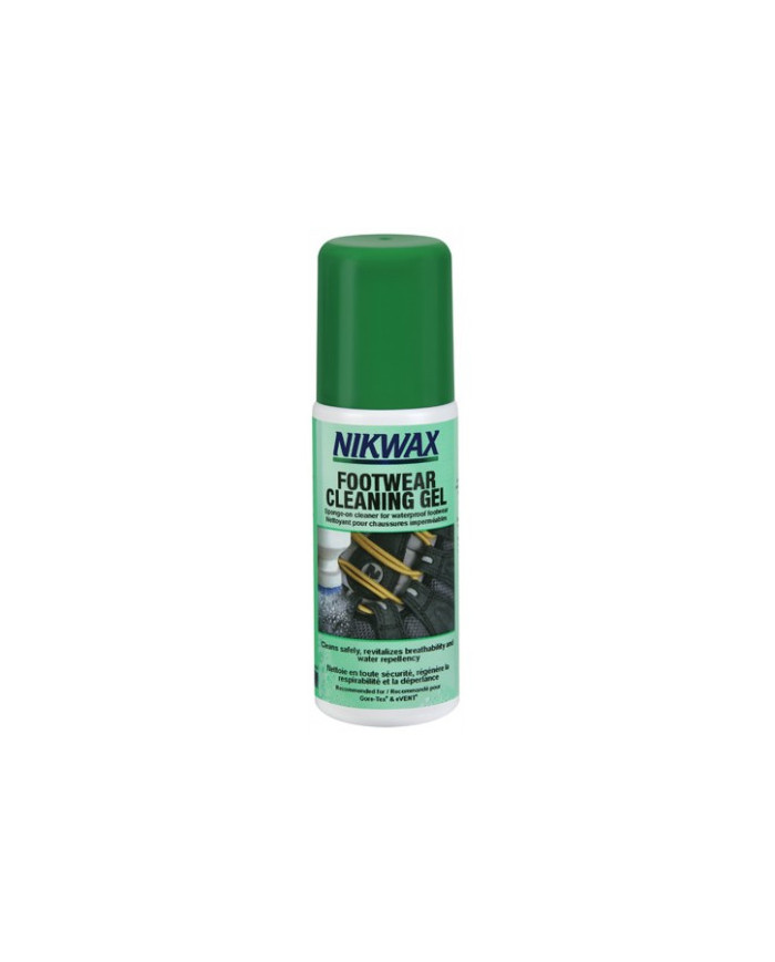 Bernumode | NIKWAX: NIKWAX TX Гель для чистки обуви 125мл 4,79 € Гель для чистки обуви — специальное чистящее средство, предназначенное для восстановления водоотталкивающих свойств и воздухопроницаемости любой водонепроницаемой обуви.  
Губка и спрей для чистки любой водонепроницаемой обуви.  
Эффективно очищает, восстанавливает водоотталкивающие свойства и восстанавливает воздухопроницаемость.
  Восстанавливает характеристики вашей обуви, сохраняя ноги теплее и суше.  
Рекомендуется для Gore-Tex®, Sympatex® eVent® и любой другой водонепроницаемой обуви. 
Как использовать: 
Нанесите гель для чистки обуви Nikwax вручную... 
Рекомендуется для обуви Gore-Tex®, eVent® и SympaTex®.  
Промойте изделие чистой водой, чтобы удалить грязь и увлажнить поверхность.  
Хорошо встряхнуть перед использованием. Нажмите на аппликатор-кисть, чтобы сломать уплотнение, или поверните распылительную насадку в положение «ВКЛ».  
Обильно нанесите на очищаемую область. 
  Если очень загрязнено, потрите жесткой нейлоновой щеткой (например, щеткой для ногтей).  
Хорошо промыть чистой водой.  
При необходимости нанесите соответствующий гидроизоляционный материал или кондиционер Nikwax на водной основе, пока обувь влажная. 
Примечание. Цвет может потечь, сначала проверьте на скрытом участке. 
Всегда давайте обуви высохнуть естественным путем...  
Оставьте обувь сохнуть при комнатной температуре.  
В пальцы ног можно набить бумагу, чтобы она впитывала лишнюю влагу; ее следует заменять, когда она намокнет.  
Держите обувь вдали от огня и радиаторов: слишком быстрая сушка может привести к растрескиванию кожи и отслоению склеенной подошвы.
 Bernumode | NIKWAX: NIKWAX TX Гель для чистки обуви 125мл 4,79 € Гель для чистки обуви — специальное чистящее средство, предназначенное для восстановления водоотталкивающих свойств и воздухопроницаемости любой водонепроницаемой обуви.  
Губка и спрей для чистки любой водонепроницаемой обуви.  
Эффективно очищает, восстанавливает водоотталкивающие свойства и восстанавливает воздухопроницаемость.
  Восстанавливает характеристики вашей обуви, сохраняя ноги теплее и суше.  
Рекомендуется для Gore-Tex®, Sympatex® eVent® и любой другой водонепроницаемой обуви. 
Как использовать: 
Нанесите гель для чистки обуви Nikwax вручную... 
Рекомендуется для обуви Gore-Tex®, eVent® и SympaTex®.  
Промойте изделие чистой водой, чтобы удалить грязь и увлажнить поверхность.  
Хорошо встряхнуть перед использованием. Нажмите на аппликатор-кисть, чтобы сломать уплотнение, или поверните распылительную насадку в положение «ВКЛ».  
Обильно нанесите на очищаемую область. 
  Если очень загрязнено, потрите жесткой нейлоновой щеткой (например, щеткой для ногтей).  
Хорошо промыть чистой водой.  
При необходимости нанесите соответствующий гидроизоляционный материал или кондиционер Nikwax на водной основе, пока обувь влажная. 
Примечание. Цвет может потечь, сначала проверьте на скрытом участке. 
Всегда давайте обуви высохнуть естественным путем...  
Оставьте обувь сохнуть при комнатной температуре.  
В пальцы ног можно набить бумагу, чтобы она впитывала лишнюю влагу; ее следует заменять, когда она намокнет.  
Держите обувь вдали от огня и радиаторов: слишком быстрая сушка может привести к растрескиванию кожи и отслоению склеенной подошвы.