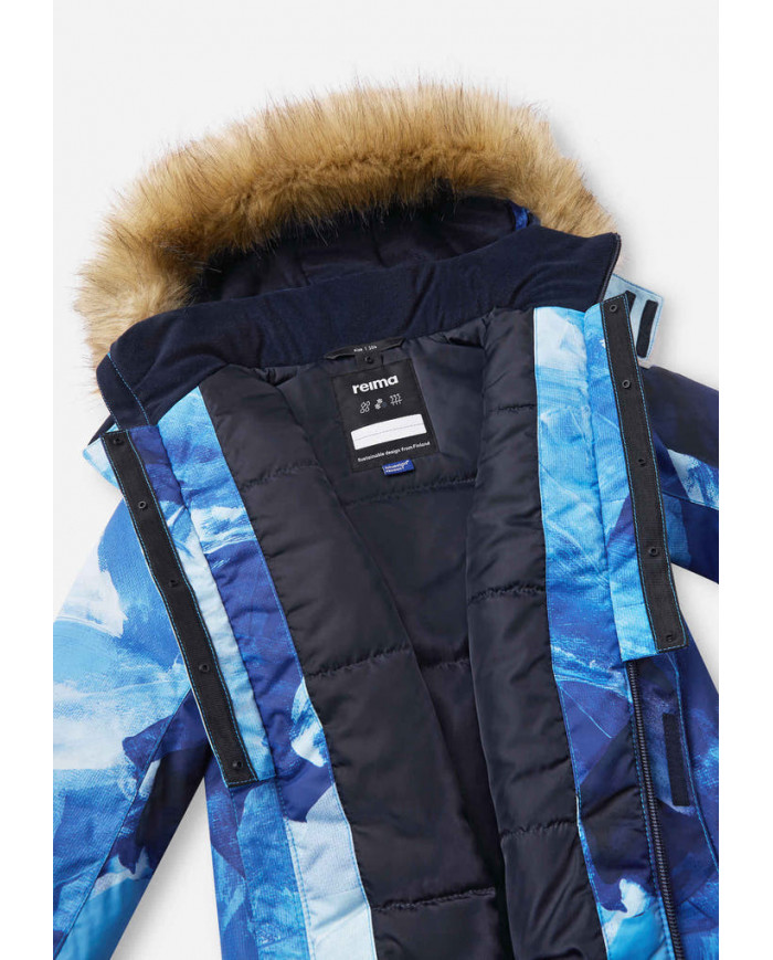 Bernumode | Reima: Reimatec winter jacket for boy, Musko  (160 g) €81.76 
Water- and windproof winter jacket with recycled materials. Detachable faux fur trim on hood, straight cut.
A Reima winter jacket featuring a safe detachable hood trimmed with luxurious faux fur. It’s a windproof essential for autumn and winter when your child is strolling through the city or spending time in the park. Made with bluesign® approved materials. The coat's BIONIC-FINISH®ECO technology repels dirt and damp. The soft recycled insulation delivers exceptional warmth while every seam is sealed tight so it’s 100% waterproof. An inner chest pocket (starting from size 116 ) features a convenient zip, so you little one can safely store their gloves or wallet. bluesign® products are made with only safe chemicals and are guaranteed to meet the highest standards for the environment, factory workers, and end users.
All seams sealed waterproof
Durable material
Fellex® insulation
Smooth polyester lining
Safe, detachable hood with detachable faux fur trim
Elastic cuffs
Inner chest pocket with zip from size 116 onward
Two zip pockets
Adjustable hem
 Bernumode | Reima: Reimatec winter jacket for boy, Musko  (160 g) €81.76 
Water- and windproof winter jacket with recycled materials. Detachable faux fur trim on hood, straight cut.
A Reima winter jacket featuring a safe detachable hood trimmed with luxurious faux fur. It’s a windproof essential for autumn and winter when your child is strolling through the city or spending time in the park. Made with bluesign® approved materials. The coat's BIONIC-FINISH®ECO technology repels dirt and damp. The soft recycled insulation delivers exceptional warmth while every seam is sealed tight so it’s 100% waterproof. An inner chest pocket (starting from size 116 ) features a convenient zip, so you little one can safely store their gloves or wallet. bluesign® products are made with only safe chemicals and are guaranteed to meet the highest standards for the environment, factory workers, and end users.
All seams sealed waterproof
Durable material
Fellex® insulation
Smooth polyester lining
Safe, detachable hood with detachable faux fur trim
Elastic cuffs
Inner chest pocket with zip from size 116 onward
Two zip pockets
Adjustable hem