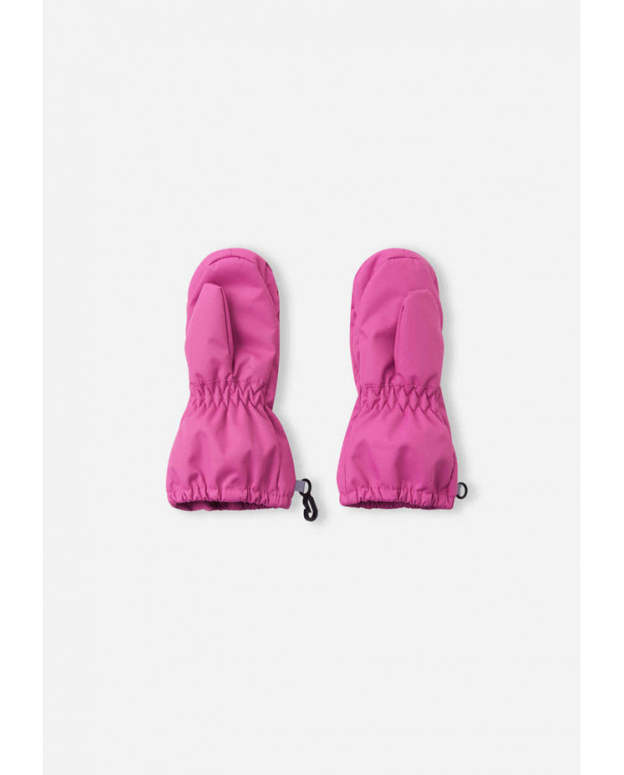 Bernumode | Reima: Reimatec winter waterproof mittens for kids, Avaus (120 g) €14.80 
Waterproof winter mittens for toddlers. Made with recycled fibres.
An essential pair of Reima toddlers' mittens. Wearing these, little hands will stay warm and dry in snow-filled fun. Flexible, with grip reinforcements. After washing, you can toss them in the tumble dryer for a shorter drying time.
Waterproof insert
Brushed polyester knit lining
Fellex® insulation
Easy velcro closure
Reflective print
Age approx.
0-12 mos
6-18 mos
1-2 yr
2-4 yr
4-6 yr
6-8 yr
8-10 yr
10-12 yr
12-14 yr
Size
0
1
2
3
4
5
6
7
8
Hand height (cm)
8
9
10
11,5
13
14
15
16
17
Hand height (inches)
3.1
3.5
3.9
4.5
5.1
5.5
5.9
6.3
6.7
Palm circumference (cm)
10
11,5
12,5
13,5
15
16
17
17,5
18
Palm circumference (inches)
3.9
4.5
4.9
5.3
5.9
6.3
6.7
6.9
7.1
 Bernumode | Reima: Reimatec winter waterproof mittens for kids, Avaus (120 g) €14.80 
Waterproof winter mittens for toddlers. Made with recycled fibres.
An essential pair of Reima toddlers' mittens. Wearing these, little hands will stay warm and dry in snow-filled fun. Flexible, with grip reinforcements. After washing, you can toss them in the tumble dryer for a shorter drying time.
Waterproof insert
Brushed polyester knit lining
Fellex® insulation
Easy velcro closure
Reflective print
Age approx.
0-12 mos
6-18 mos
1-2 yr
2-4 yr
4-6 yr
6-8 yr
8-10 yr
10-12 yr
12-14 yr
Size
0
1
2
3
4
5
6
7
8
Hand height (cm)
8
9
10
11,5
13
14
15
16
17
Hand height (inches)
3.1
3.5
3.9
4.5
5.1
5.5
5.9
6.3
6.7
Palm circumference (cm)
10
11,5
12,5
13,5
15
16
17
17,5
18
Palm circumference (inches)
3.9
4.5
4.9
5.3
5.9
6.3
6.7
6.9
7.1