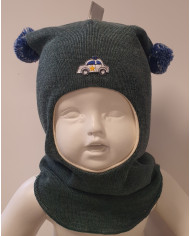 Bernumode | KIVAT: Hood, police car, 2 bobbles €32.48 

Finnish quality
Outer shell 100% wool
Organic cotton lining
Covers forehead and ears
Breathing, non-rusting, warm
Gentle, for sensitive skin
Long rear part
Sizes:0 - 0-1 y.o.1 - 1 y.o.2 - 2-5 y.o.3 - 5-10 y.o.4 - 10-... y.o.


