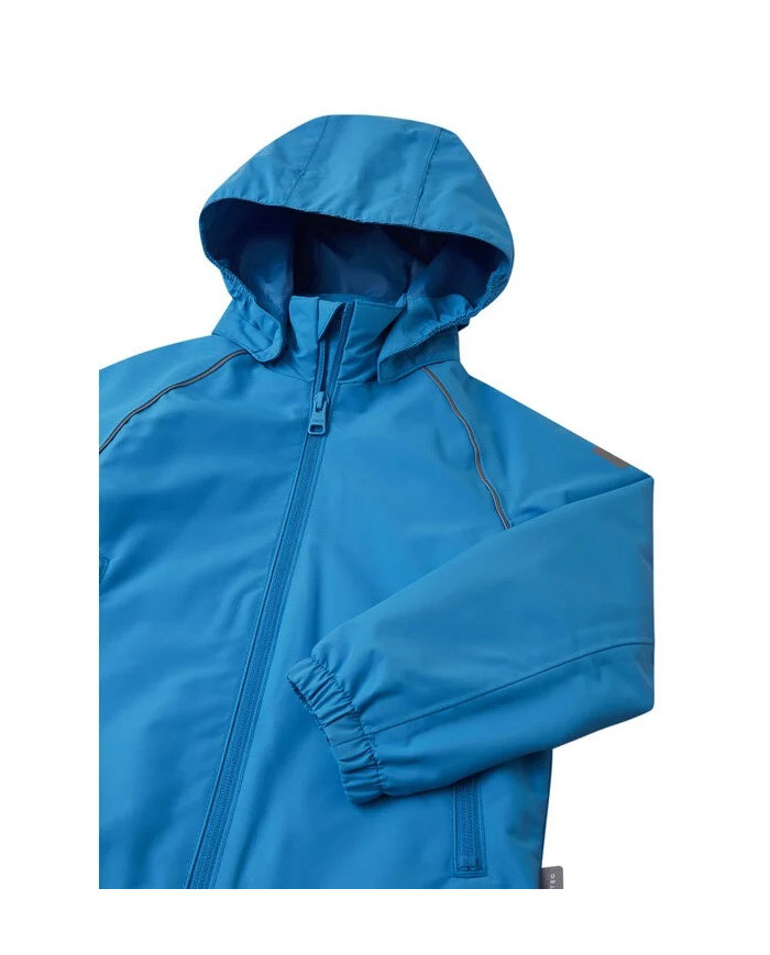 Bernumode | Reima: Reimatec jacket, Kukkula €34.11 Thanks to the soft knit lining, this waterproof, breathable jacket offers slightly more warmth than regular rain jackets. The waterproof Kukkula jacket keeps active children comfortably dry outdoors. The waterproof material protects against rain, and the removable hood provides additional comfort. Elastic cuffs and an adjustable waistband keep wind and moisture out. Important small items are kept safe in the two zippered pockets. Thanks to reflective piping, little explorers are visible even in low light. This durable jacket makes the transition from the playground to city walks effortless. 

