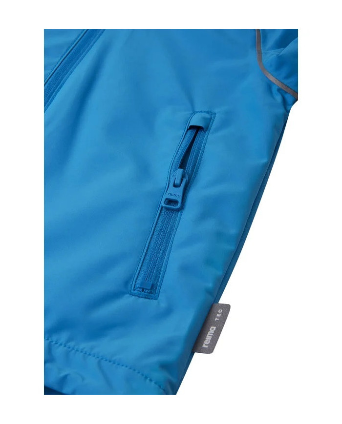 Bernumode | Reima: Reimatec jacket, Kukkula €34.11 Thanks to the soft knit lining, this waterproof, breathable jacket offers slightly more warmth than regular rain jackets. The waterproof Kukkula jacket keeps active children comfortably dry outdoors. The waterproof material protects against rain, and the removable hood provides additional comfort. Elastic cuffs and an adjustable waistband keep wind and moisture out. Important small items are kept safe in the two zippered pockets. Thanks to reflective piping, little explorers are visible even in low light. This durable jacket makes the transition from the playground to city walks effortless. 


