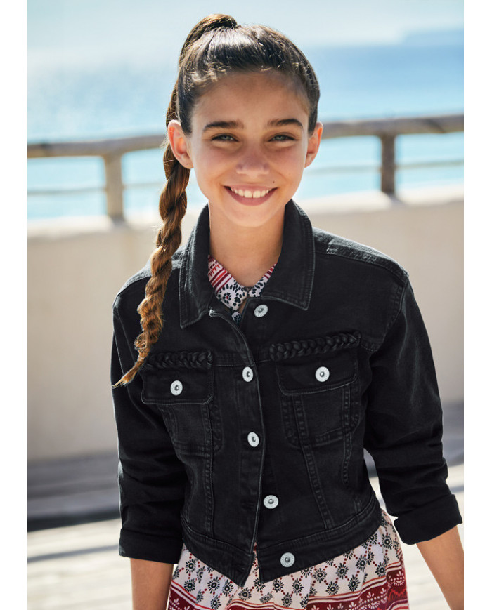 Bernumode | Mayoral: Jean jacket for girl €20.58 Size guide:8 years = 128cm10 years = 140cm12 years = 152cm14 years = 157cm (girl)/160 cm (boy)16 years = 162cm (girl)/166 cm (boy)18 years = 167cm (girl)/172 cm (boy)