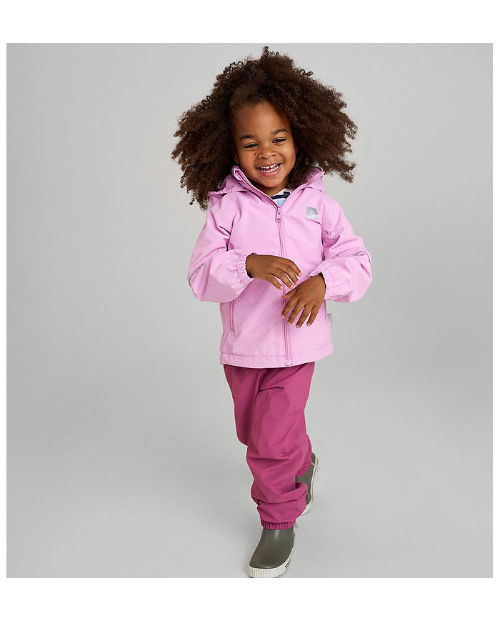 Bernumode | Reima: Reimatec jacket for girl, Kallahti €34.11 A light Reimatec jacket that keeps kids dry. Waterproof and breathable all-weather comfort, with an airy mesh lining.

