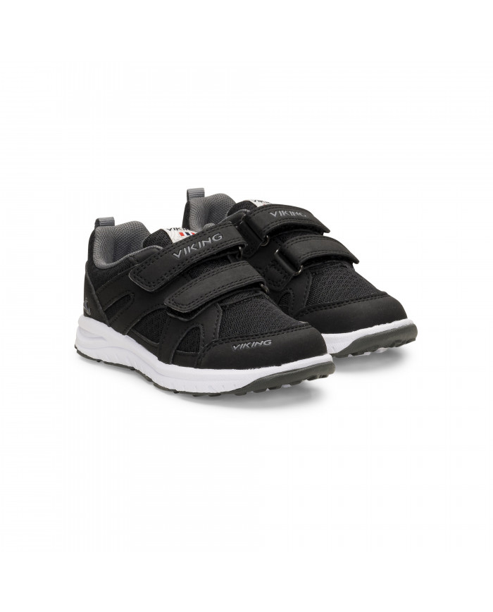 Bernumode | VIKING: Odda 2V-Light Kids Shoes €30.35 Odda Low is a dependable and affordable all-round shoe that gives energetic kids plenty of breathability for active summertime play. Made from a durable synthetic textile, the shoe offers great breathability on warm days and can stand up to everyday use and abuse from highly active feet. With dual Velcro closure straps, Odda Low is easy to put on and take off, and accommodates growing feet well. The EVA midsole provides good cushioning and the rubber outsole sticks well to most surfaces. At a nice price, it is hard to go wrong with Odda Low. The shoe is washable at 30 degrees. We do not recommend using fabric softener.
•Cushioning EVA midsole; •Machine washable 30°C; •Vegan; •Additional toe reinforcement; •Easy on/off and quick adjustability with velcro.; •Ease the slide in w/pull tab
 
Size EU
Innersole length (cm)
23
14,2
24
14,9
25
15,6
26
16,2
27
16,7
28
17,3
29
18
30
18,7
31
19,3
32
20
33
20,7
34
21,4
35
22
 Bernumode | VIKING: Odda 2V-Light Kids Shoes €30.35 Odda Low is a dependable and affordable all-round shoe that gives energetic kids plenty of breathability for active summertime play. Made from a durable synthetic textile, the shoe offers great breathability on warm days and can stand up to everyday use and abuse from highly active feet. With dual Velcro closure straps, Odda Low is easy to put on and take off, and accommodates growing feet well. The EVA midsole provides good cushioning and the rubber outsole sticks well to most surfaces. At a nice price, it is hard to go wrong with Odda Low. The shoe is washable at 30 degrees. We do not recommend using fabric softener.
•Cushioning EVA midsole; •Machine washable 30°C; •Vegan; •Additional toe reinforcement; •Easy on/off and quick adjustability with velcro.; •Ease the slide in w/pull tab
 
Size EU
Innersole length (cm)
23
14,2
24
14,9
25
15,6
26
16,2
27
16,7
28
17,3
29
18
30
18,7
31
19,3
32
20
33
20,7
34
21,4
35
22