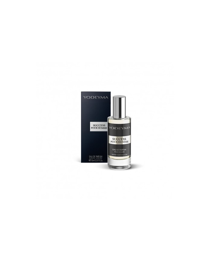Bernumode | YODEYMA: Success Pour Homme Miniperfume 15ML 6,60 € Seksīgā un elegantā kombinācija parfīma sirds notīs padara to par izteikti izsmalcinātu un ikonisku.
Austrumniecisks, KokaSuccess Pour Homme ir parfīms drosmīgam un uzņēmīgam vīrietim.Sākuma notis ir tās, kuras parfīmā sajūtamas pašas pirmās.Sirds notis ir smaržu esence un būtība.Fona notis ir tās, kuras parfīmam piešķir dziļumu un noturību.
Sākuma nots
Lavanda
Sirds nots
Kakao
Fona nots
Pačūlija
 Bernumode | YODEYMA: Success Pour Homme Miniperfume 15ML 6,60 € Seksīgā un elegantā kombinācija parfīma sirds notīs padara to par izteikti izsmalcinātu un ikonisku.
Austrumniecisks, KokaSuccess Pour Homme ir parfīms drosmīgam un uzņēmīgam vīrietim.Sākuma notis ir tās, kuras parfīmā sajūtamas pašas pirmās.Sirds notis ir smaržu esence un būtība.Fona notis ir tās, kuras parfīmam piešķir dziļumu un noturību.
Sākuma nots
Lavanda
Sirds nots
Kakao
Fona nots
Pačūlija