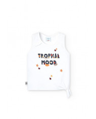 Bernumode | BOBOLI: Knit t-Shirt suspenders for girl €11.38 
