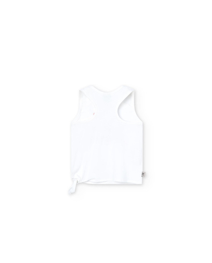 Bernumode | BOBOLI: Knit t-Shirt suspenders for girl €11.38 
