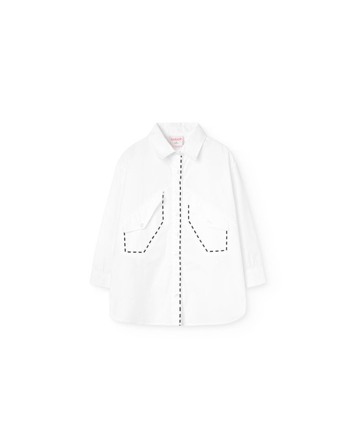 Bernumode | BOBOLI: Poplin shirt for girl -BCI €17.83 


