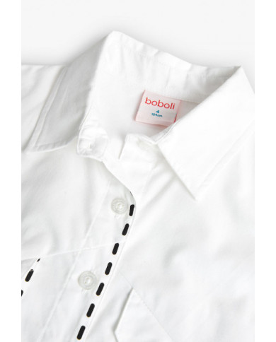 BOBOLI: Poplin shirt for girl -BCI