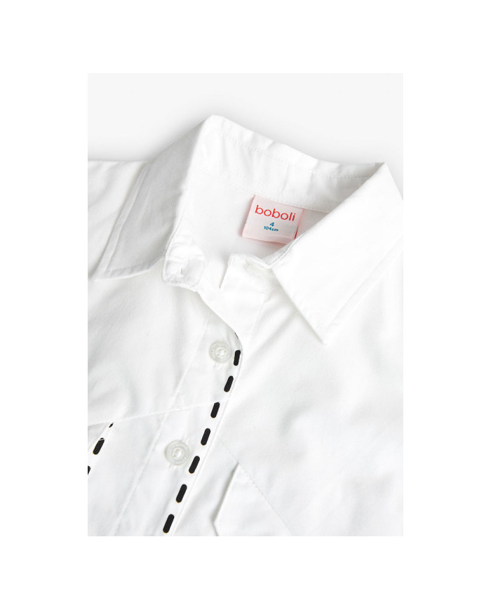 Bernumode | BOBOLI: Poplin shirt for girl -BCI €17.83 


