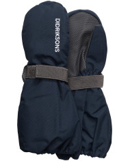 Bernumode | Didriksons: Biggles Kid's Mittens 7-  Bērnu ūdensnecaurlaidīgi dūraiņi (80 g) 19,42 € Kopšanas instrukcija:
•Mašīnas mazgāšana 40° maigs cikls;
•Nežāvējiet veļas mašīnā;
•Netīrīt ķīmiski;
•Nebalināt;
•Negludiniet.
Funkcijas:
•Regulējama aproce;
•Auduma kartēšana;
•Cimdu drošības aukla: noņemama aukla, kas piestiprināta pie Didriksons bērnu jaku un kombinezonu piedurkņu galiem;
•Pastiprinātas zonas: Nodilumam pakļautās vietas ir pastiprinātas ar īpaši izturīgu audumu vai plēvi;
•Iekšpusē ūdensizturīgs oderējums.
Apraksts: 
Biggles ir polsterēti, ūdensnecaurlaidīgi un vēja necaurlaidīgi dūraiņi ar līmlentām šuvēm pilnībā ūdensizturīgai konstrukcijai. Viņiem ir mīksta odere ar augstu pāļu siltumu. Piegulumu var regulēt, izmantojot velcro plaukstas siksnu. Plaukstās ir papildu pastiprinājums, lai uzlabotu saķeri. Savelkamās auklas ar auklas āķa galu dūraiņu piestiprināšanai pie piedurknes. Ūdensnecaurlaidīga apdare bez PFC.