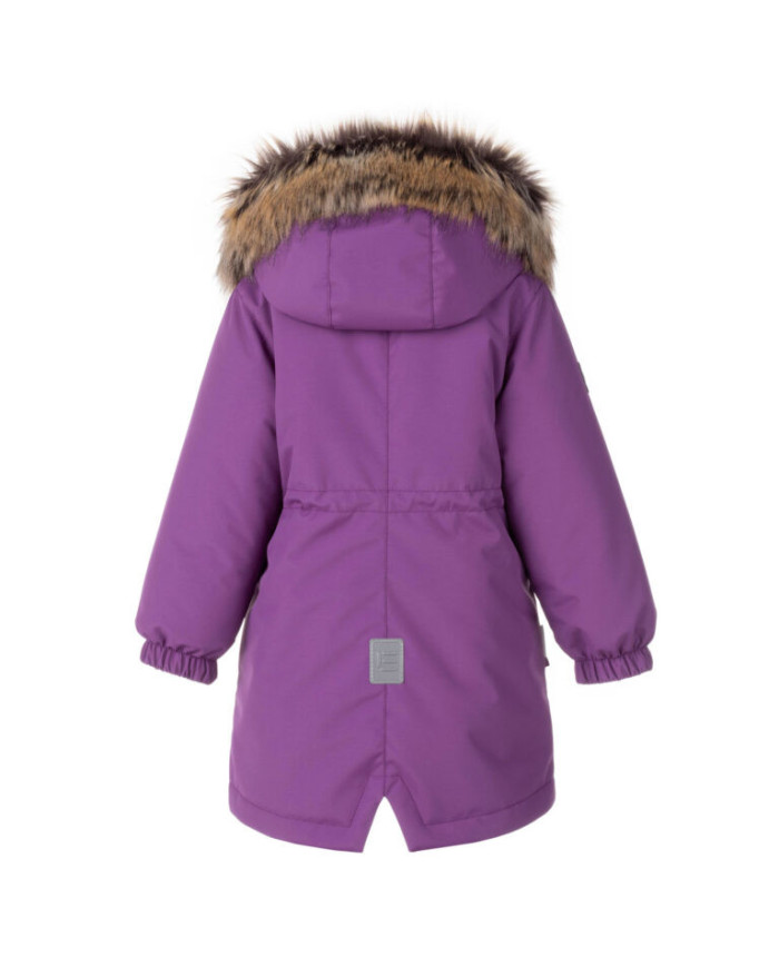 Bernumode | Lenne: Jacket/Parka VIOLA 250 g €82.58 
EXTRA WARM ⁑⁑ insulation is the best choice for frosty weather. Breathable fabric keeps your child from sweating. Heat retaining capacity is much higher than in usual wadding. Offers wearers comfort and freedom of movement in -1..-30°C.
Cuff with soft fur lining. This unique detail for outdoor clothing protects your kids gentle skin from rubbing against strong and durable fabric. Prefer this irreplaceable solution when choosing an outdoor garment.
Loop for attaching the reflector.

Parka made of highly durable fabric with extra warm wadding!
The childrens’ parka is longer in the back and made of highly waterproof and breathable ActivePlus fabric, which ensures maximum comfort at all times. The waterproof surface of the fabric protects from wind, rain and snow, does not become deformed and handles regular washing, maintaining its initial qualities. Adjustable waist gives perfect fit to a growing child. The design features reflective details, which make your child visible even in the darkest of winters.
