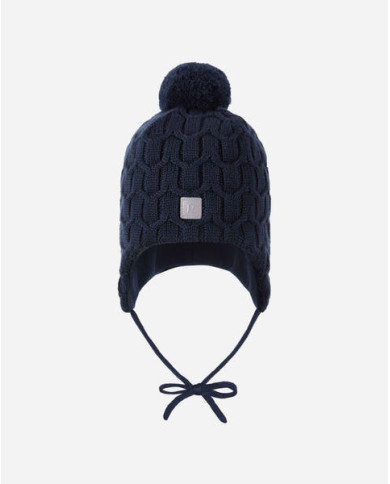 Reima: Детская шапка на завязках, Nunavut (100% шерсть мериноса)