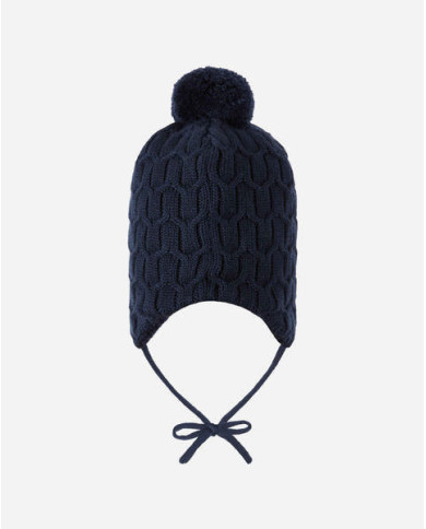 Reima: Детская шапка на завязках, Nunavut (100% шерсть мериноса)