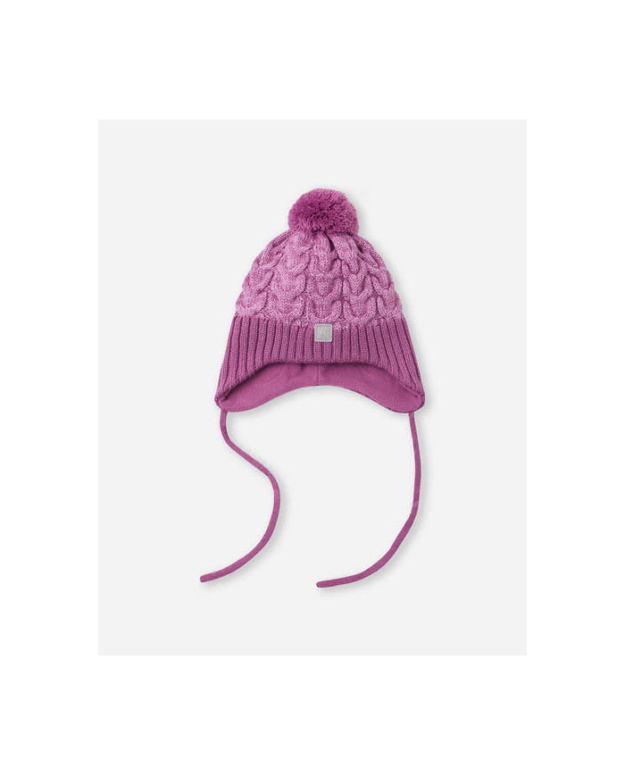 Bernumode | Reima: Beanie for kids, Paljakka €21.00 

Toddlers' beanie made of wool-mix knit, comes with a fleece lining. Windproof ear pieces for comfort.





This knitted Reima beanie for toddlers is made from a warm wool-mix knit. It's ideal for keeping little ones warm, thanks to the natural wool. The full fleece lining is warm and feels comfortable, and the windproof coverage at the sides protects little ears.






Soft and warm wool mix knit
Soft, warm fleece lining
Strings in all sizes
Windproof earpieces
Pom-pom on top
Beautiful cable design
Reflecting label at front



