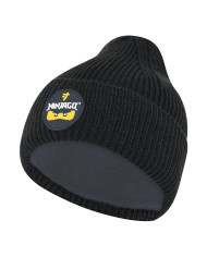 Bernumode | Lego wear: Ninjago boys' hat, LWASMUS 706 €22.28 LEGO® NINJAGO® knitted hat for boys and girlsA classic winter hat is a must, and this nice hat even has a cool LEGO® NINJAGO® badge on the front which shows a pair of ninja eyes.THIS IS WHY YOU WILL LOVE THE KNIT HAT    It is made in soft knitted acrylic    The hat has a breathable cotton blend lining    You can pick from three awesome coloursOn the front of the LEGO NINJAGO inspired hat for boys and girls, there is a cool rubber badge which in a subtle manner makes the hat something else.