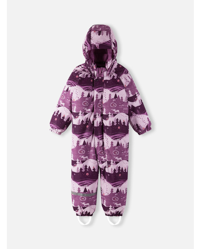 Bernumode | Reima: Reimatec winter overall for girl, Tuohi (160 g) €60.76 
Toddlers' winter snowsuit Tuohi
This Reimatec toddlers' snowsuit is water- and windproof. Our classic toddlers' snowsuit is ideal for all kinds of outdoor fun. It's made from a breathable and windproof material that also repels dirt and water. The main seams are sealed to amp up the waterproof finish and the smooth polyester lining makes dressing easier.
Main seams sealed waterproof;
Fluorocarbon-free water and dirt repellent finish BIONIC-FINISH®ECO;
Smooth polyester lining;
Safe, detachable hood;
Elastic cuffs and leg ends;
Elastic waist;
Detachable, durable silicone foot loops;
Long zipper eases dressing up;
Main material: 100% polyester, polyurethane coating;
Lining: 100% polyester.
Care instructions: wash separately inside out. Close zippers and velcro tapes. Do not use detergents with bleaching agents. Do not use fabric softener. Remove the garment after finished washing program to avoid color change. Tumble drying or drying cabinet allowed (max. 40 °C).
 Bernumode | Reima: Reimatec winter overall for girl, Tuohi (160 g) €60.76 
Toddlers' winter snowsuit Tuohi
This Reimatec toddlers' snowsuit is water- and windproof. Our classic toddlers' snowsuit is ideal for all kinds of outdoor fun. It's made from a breathable and windproof material that also repels dirt and water. The main seams are sealed to amp up the waterproof finish and the smooth polyester lining makes dressing easier.
Main seams sealed waterproof;
Fluorocarbon-free water and dirt repellent finish BIONIC-FINISH®ECO;
Smooth polyester lining;
Safe, detachable hood;
Elastic cuffs and leg ends;
Elastic waist;
Detachable, durable silicone foot loops;
Long zipper eases dressing up;
Main material: 100% polyester, polyurethane coating;
Lining: 100% polyester.
Care instructions: wash separately inside out. Close zippers and velcro tapes. Do not use detergents with bleaching agents. Do not use fabric softener. Remove the garment after finished washing program to avoid color change. Tumble drying or drying cabinet allowed (max. 40 °C).