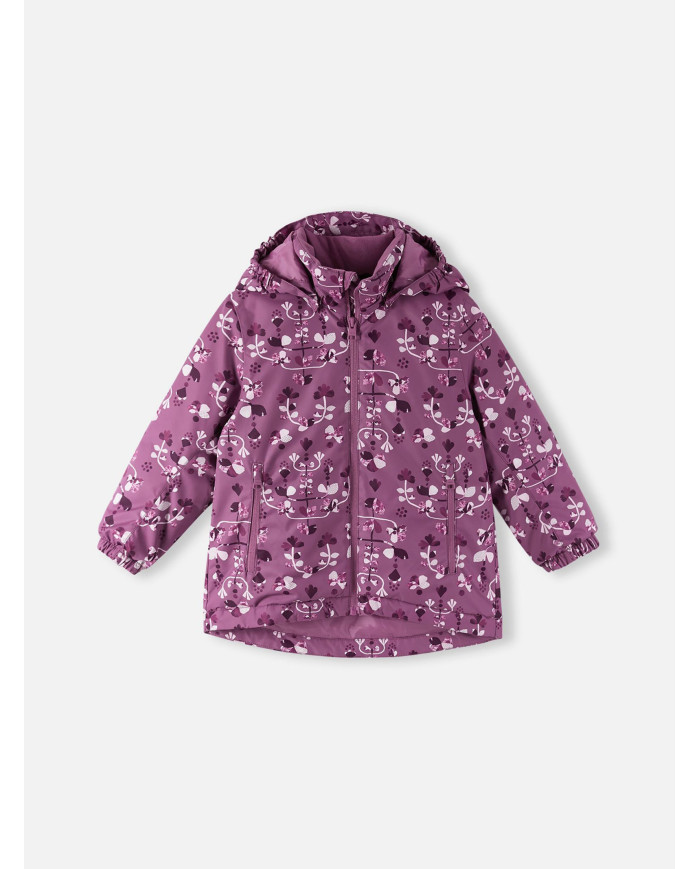 Bernumode | Reima: Meiteņu ziemas jaka Reimatec, Nuotio (160 g) 53,62 € Bērnu ziemas jaka, kas izgatavota no pārstrādātām šķiedrām. Ūdens un vēja necaurlaidīgs. 
Šis Reimatec ziemas mētelis bērniem ir izgatavots no ūdens un vēja necaurlaidīga materiāla, kas arī ir elpojošs komfortam - un tāpat kā visi funkcionālie reimas audumi, netīrumus atgrūdoši mazākai mazgāšanai. Galvenās šuves ir noslēgtas, lai tās būtu ūdensnecaurlaidīgas, un drošā, noņemamā kapuce pasargā mazās galviņas no vēja. Gluds oderējums atvieglo ģērbšanos un nodrošina komfortu valkājot ar citām apģērba kārtām. Divas rāvējslēdzēja kabatas priekšpusē un regulējama apakšmala ir citas parocīgas šīs bērnu izolētās jakas detaļas.

Atklātās šuves ir ūdensnecaurlaidīgas  
Gluda poliestera odere 
Droša noņemama kapuce.
Regulējamas aproces  
Divas kabatas ar rāvējslēdzēju
  Regulējama apakšmala  
Atstarojošas detaļas

