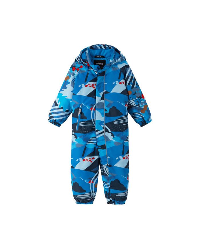 Bernumode | Reima: Reimatec winter overall, Puhuri (160 g) €62.54 
Reimatec toddlers' lightweight snowsuit. Water- and windproof, so it's great for days out. Has an insulated seat and a long zipper.
This is a wonderful winter snowsuit for toddlers. Its seams are sealed to keep water out and it's made from a windproof and dirt-repellent material. The insulated seat keeps warmth inside the all-in-one when little ones are playing in the snow. A smooth lining and long zipper makes dressing a breeze and the small zipped pocket keeps treasures safe.
Toddlers' winter overall
All seams sealed waterproof
Fluorocarbon-free water and dirt repellent finish BIONIC-FINISH®ECO
Insulated seat
Smooth polyester lining containing recycled fibers
Safe, detachable hood
Elastic cuffs and leg ends
Detachable elastic foot loops
Long zipper eases dressing up
Zip pocket
 Bernumode | Reima: Reimatec winter overall, Puhuri (160 g) €62.54 
Reimatec toddlers' lightweight snowsuit. Water- and windproof, so it's great for days out. Has an insulated seat and a long zipper.
This is a wonderful winter snowsuit for toddlers. Its seams are sealed to keep water out and it's made from a windproof and dirt-repellent material. The insulated seat keeps warmth inside the all-in-one when little ones are playing in the snow. A smooth lining and long zipper makes dressing a breeze and the small zipped pocket keeps treasures safe.
Toddlers' winter overall
All seams sealed waterproof
Fluorocarbon-free water and dirt repellent finish BIONIC-FINISH®ECO
Insulated seat
Smooth polyester lining containing recycled fibers
Safe, detachable hood
Elastic cuffs and leg ends
Detachable elastic foot loops
Long zipper eases dressing up
Zip pocket