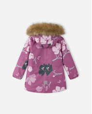 Bernumode | Reima: Reimatec winter jacket forgirl, Muurame (180 g) €78.72 
Waterproof, breathable winter jacket for kids. Very durable and windproof, as well as dirt-repellent. Slightly shaped cut.
This water- and windproof Reimatec kids' winter jacket is made from a dirt-repellent and breathable material that won't make your little one feel sweaty. All its seams have been sealed for a waterproof finish. The waist of this puffy design can be adjusted at the back, and the hem and cuffs are adjustable too. Thanks to the smooth lining, the jacket is easy to slide on. The removable hood, finished with a detachable faux-fur trim, combines with the reflective details to create even more of a functional finish. The zip pockets and inner chest pocket are perfect for storing kids' most prized possessions. This easy-wear kids' insulated jacket can also be tumble-dried.
• All seams sealed waterproof• Durable material• Smooth polyester lining• Warm insulation• Fellex® insulation• Safe, detachable and adjustable hood with detachable faux fur trim• Elastic cuffs• Two zip pockets• Inner chest pocket from size 116 onward• Adjustable waist and hem
Sustainability• bluesign® product• bluesign® approved main material, lining and insulation• Fluorocarbon-free water and dirt repellent finish BIONIC-FINISH®ECO• Contains certified recycled fibers• 100% recycled insulation• The fabric is digitally printed saving energy, water and colorants
 Bernumode | Reima: Reimatec winter jacket forgirl, Muurame (180 g) €78.72 
Waterproof, breathable winter jacket for kids. Very durable and windproof, as well as dirt-repellent. Slightly shaped cut.
This water- and windproof Reimatec kids' winter jacket is made from a dirt-repellent and breathable material that won't make your little one feel sweaty. All its seams have been sealed for a waterproof finish. The waist of this puffy design can be adjusted at the back, and the hem and cuffs are adjustable too. Thanks to the smooth lining, the jacket is easy to slide on. The removable hood, finished with a detachable faux-fur trim, combines with the reflective details to create even more of a functional finish. The zip pockets and inner chest pocket are perfect for storing kids' most prized possessions. This easy-wear kids' insulated jacket can also be tumble-dried.
• All seams sealed waterproof• Durable material• Smooth polyester lining• Warm insulation• Fellex® insulation• Safe, detachable and adjustable hood with detachable faux fur trim• Elastic cuffs• Two zip pockets• Inner chest pocket from size 116 onward• Adjustable waist and hem
Sustainability• bluesign® product• bluesign® approved main material, lining and insulation• Fluorocarbon-free water and dirt repellent finish BIONIC-FINISH®ECO• Contains certified recycled fibers• 100% recycled insulation• The fabric is digitally printed saving energy, water and colorants