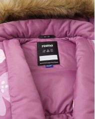 Bernumode | Reima: Reimatec winter jacket forgirl, Muurame (180 g) €78.72 
Waterproof, breathable winter jacket for kids. Very durable and windproof, as well as dirt-repellent. Slightly shaped cut.
This water- and windproof Reimatec kids' winter jacket is made from a dirt-repellent and breathable material that won't make your little one feel sweaty. All its seams have been sealed for a waterproof finish. The waist of this puffy design can be adjusted at the back, and the hem and cuffs are adjustable too. Thanks to the smooth lining, the jacket is easy to slide on. The removable hood, finished with a detachable faux-fur trim, combines with the reflective details to create even more of a functional finish. The zip pockets and inner chest pocket are perfect for storing kids' most prized possessions. This easy-wear kids' insulated jacket can also be tumble-dried.
• All seams sealed waterproof• Durable material• Smooth polyester lining• Warm insulation• Fellex® insulation• Safe, detachable and adjustable hood with detachable faux fur trim• Elastic cuffs• Two zip pockets• Inner chest pocket from size 116 onward• Adjustable waist and hem
Sustainability• bluesign® product• bluesign® approved main material, lining and insulation• Fluorocarbon-free water and dirt repellent finish BIONIC-FINISH®ECO• Contains certified recycled fibers• 100% recycled insulation• The fabric is digitally printed saving energy, water and colorants
 Bernumode | Reima: Reimatec winter jacket forgirl, Muurame (180 g) €78.72 
Waterproof, breathable winter jacket for kids. Very durable and windproof, as well as dirt-repellent. Slightly shaped cut.
This water- and windproof Reimatec kids' winter jacket is made from a dirt-repellent and breathable material that won't make your little one feel sweaty. All its seams have been sealed for a waterproof finish. The waist of this puffy design can be adjusted at the back, and the hem and cuffs are adjustable too. Thanks to the smooth lining, the jacket is easy to slide on. The removable hood, finished with a detachable faux-fur trim, combines with the reflective details to create even more of a functional finish. The zip pockets and inner chest pocket are perfect for storing kids' most prized possessions. This easy-wear kids' insulated jacket can also be tumble-dried.
• All seams sealed waterproof• Durable material• Smooth polyester lining• Warm insulation• Fellex® insulation• Safe, detachable and adjustable hood with detachable faux fur trim• Elastic cuffs• Two zip pockets• Inner chest pocket from size 116 onward• Adjustable waist and hem
Sustainability• bluesign® product• bluesign® approved main material, lining and insulation• Fluorocarbon-free water and dirt repellent finish BIONIC-FINISH®ECO• Contains certified recycled fibers• 100% recycled insulation• The fabric is digitally printed saving energy, water and colorants