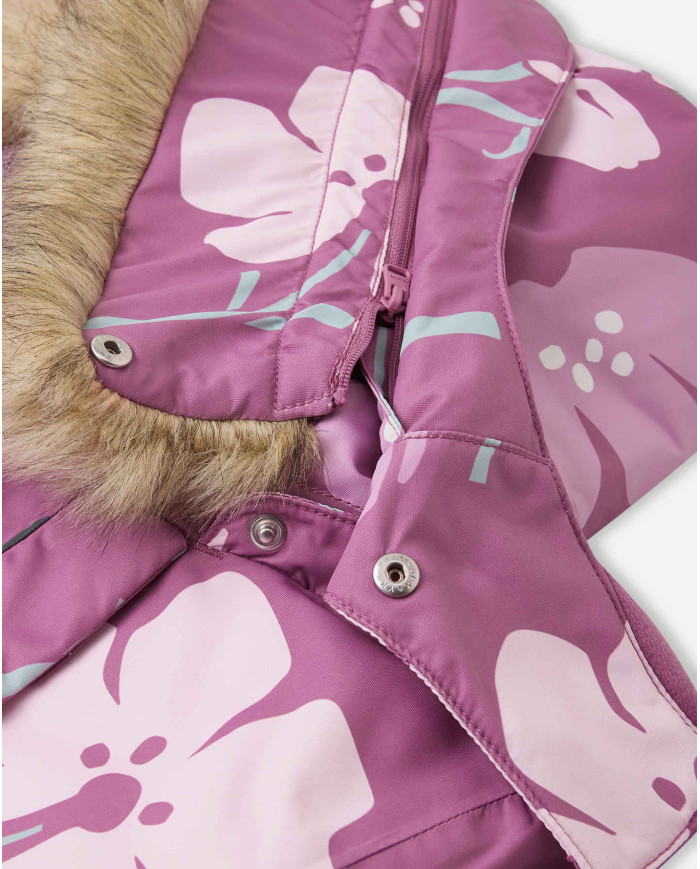 Bernumode | Reima: Reimatec winter jacket forgirl, Muurame (180 g) €78.72 
Waterproof, breathable winter jacket for kids. Very durable and windproof, as well as dirt-repellent. Slightly shaped cut.
This water- and windproof Reimatec kids' winter jacket is made from a dirt-repellent and breathable material that won't make your little one feel sweaty. All its seams have been sealed for a waterproof finish. The waist of this puffy design can be adjusted at the back, and the hem and cuffs are adjustable too. Thanks to the smooth lining, the jacket is easy to slide on. The removable hood, finished with a detachable faux-fur trim, combines with the reflective details to create even more of a functional finish. The zip pockets and inner chest pocket are perfect for storing kids' most prized possessions. This easy-wear kids' insulated jacket can also be tumble-dried.
• All seams sealed waterproof• Durable material• Smooth polyester lining• Warm insulation• Fellex® insulation• Safe, detachable and adjustable hood with detachable faux fur trim• Elastic cuffs• Two zip pockets• Inner chest pocket from size 116 onward• Adjustable waist and hem
Sustainability• bluesign® product• bluesign® approved main material, lining and insulation• Fluorocarbon-free water and dirt repellent finish BIONIC-FINISH®ECO• Contains certified recycled fibers• 100% recycled insulation• The fabric is digitally printed saving energy, water and colorants
 Bernumode | Reima: Reimatec winter jacket forgirl, Muurame (180 g) €78.72 
Waterproof, breathable winter jacket for kids. Very durable and windproof, as well as dirt-repellent. Slightly shaped cut.
This water- and windproof Reimatec kids' winter jacket is made from a dirt-repellent and breathable material that won't make your little one feel sweaty. All its seams have been sealed for a waterproof finish. The waist of this puffy design can be adjusted at the back, and the hem and cuffs are adjustable too. Thanks to the smooth lining, the jacket is easy to slide on. The removable hood, finished with a detachable faux-fur trim, combines with the reflective details to create even more of a functional finish. The zip pockets and inner chest pocket are perfect for storing kids' most prized possessions. This easy-wear kids' insulated jacket can also be tumble-dried.
• All seams sealed waterproof• Durable material• Smooth polyester lining• Warm insulation• Fellex® insulation• Safe, detachable and adjustable hood with detachable faux fur trim• Elastic cuffs• Two zip pockets• Inner chest pocket from size 116 onward• Adjustable waist and hem
Sustainability• bluesign® product• bluesign® approved main material, lining and insulation• Fluorocarbon-free water and dirt repellent finish BIONIC-FINISH®ECO• Contains certified recycled fibers• 100% recycled insulation• The fabric is digitally printed saving energy, water and colorants