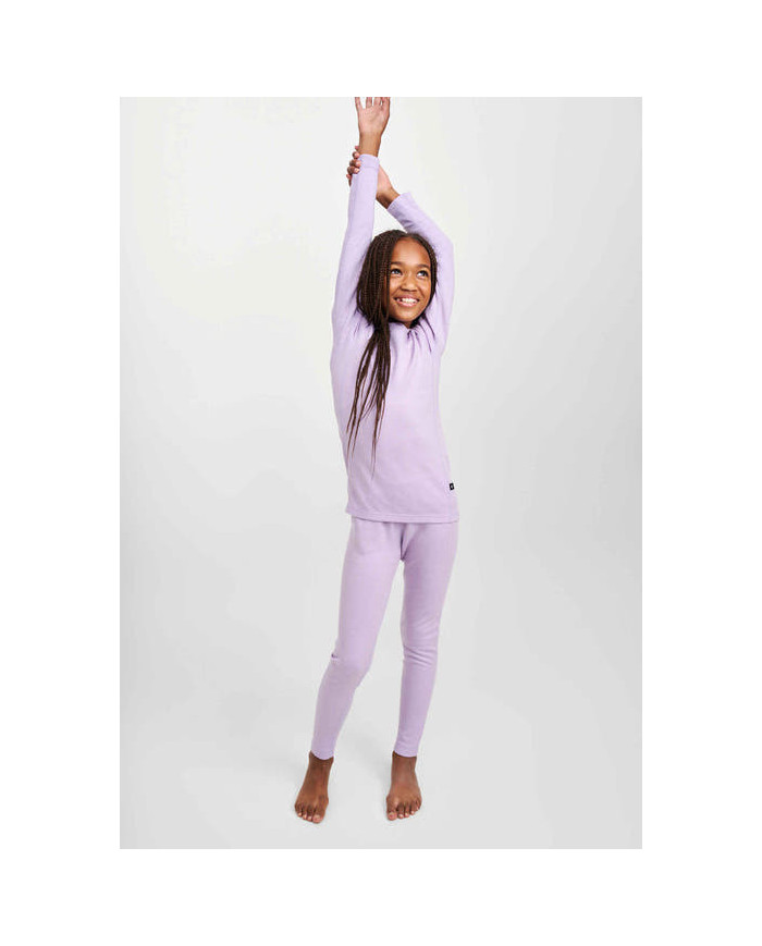 Bernumode | Reima: Thermal set, Taitoa €43.48 Very soft base-layer with bamboo for softness on the inside and mernio wool for warmth on the outside. The most comfortable base-layer we have.
Why freeze, if you can be warm? The secret of this Reima base layer set is a double-face knit: a soft, silky bamboo viscose against the skin to absorb moisture and give a smooth feel, with wool on the surface, for the best possible warmth at the base layer. The bamboo viscose absorbs moisture away from the skin and help kids feel fresh. The wool keeps kids warm, even if they become sweaty after busy play. This combination is ideal for thermal comfort - both indoors and outdoors.

Wool is ideal for temperature control
Wool &amp; bamboo viscose blend knit is very soft and warm and absorbs moisture well
Keeps you warm even when wet
Bamboo for extra softness
For staying warm in extreme cold
Soft, flat seams for extra comfort: no chafing
Elastic waist
Main material: 48% wool, 43% viscose, 9% polyamide

Care instructions: w
ash with similar colours, inside out. Do not use detergents with bleaching agents. Reshape to dry. Dry in room temperature.