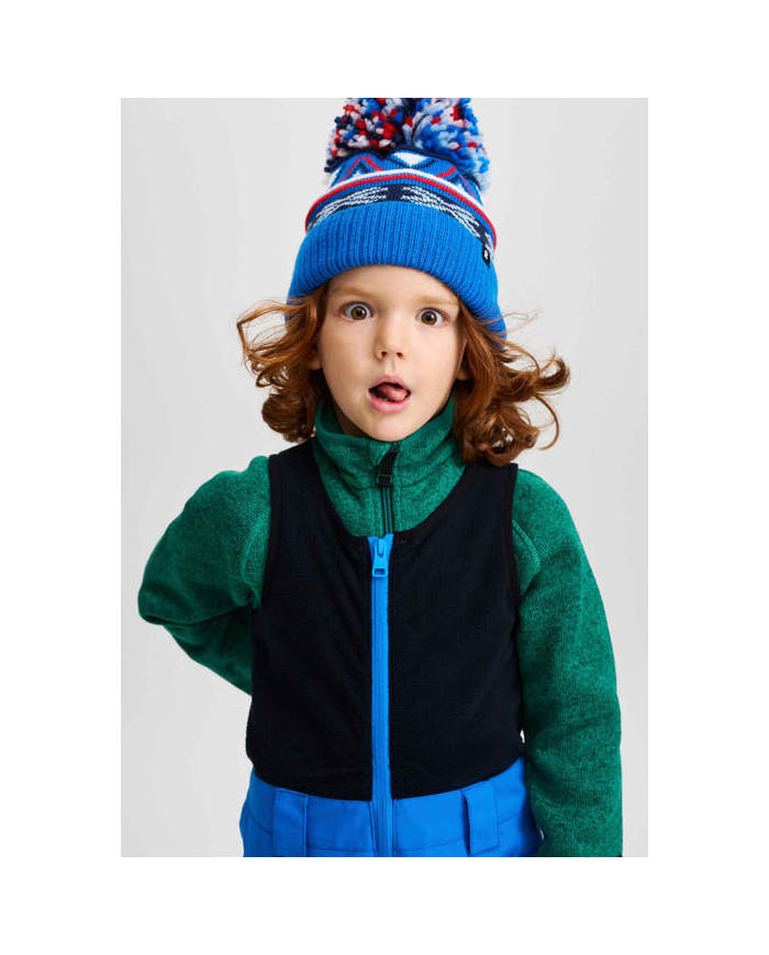 Bernumode | Reima: Kids Beanie, Kirjoen €20.02 Sporty wool blend knit beanie with a warm fleece lining.




Soft merino wool mix for perfect thermal control
Soft, warm fleece lining
Jacquard knit
Pom-pom on top








