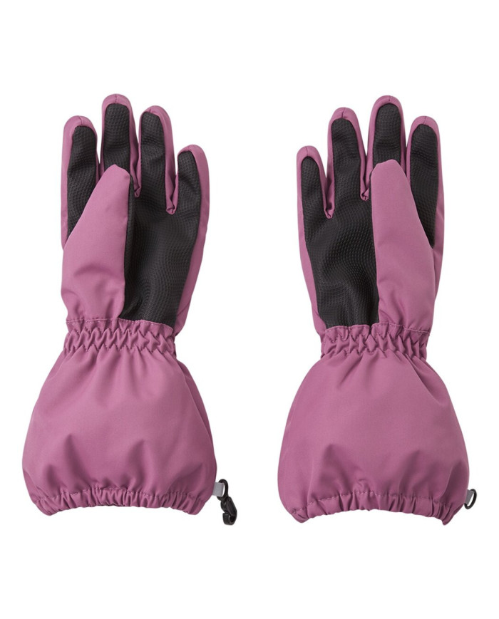 Bernumode | Reima: Reimatec winter waterproof gloves for kids, Ennen (120 g) €20.58 
Waterproof winter gloves for juniors. Made with recycled fibres.
An essential pair of Reima kids' gloves to make sure busy hands stay warm and dry throughout hours of snow-filled fun. Flexible, with grip reinforcements. After washing, you can toss them in the tumble dryer for a shorter drying time.
Waterproof insert
Reinforced palm and thumb
Brushed polyester knit lining
Fellex® insulation
Reflective print
Age approx.
0-12 mos
6-18 mos
1-2 yr
2-4 yr
4-6 yr
6-8 yr
8-10 yr
10-12 yr
12-14 yr
Size
0
1
2
3
4
5
6
7
8
Hand height (cm)
8
9
10
11,5
13
14
15
16
17
Hand height (inches)
3.1
3.5
3.9
4.5
5.1
5.5
5.9
6.3
6.7
Palm circumference (cm)
10
11,5
12,5
13,5
15
16
17
17,5
18
Palm circumference (inches)
3.9
4.5
4.9
5.3
5.9
6.3
6.7
6.9
7.1
 Bernumode | Reima: Reimatec winter waterproof gloves for kids, Ennen (120 g) €20.58 
Waterproof winter gloves for juniors. Made with recycled fibres.
An essential pair of Reima kids' gloves to make sure busy hands stay warm and dry throughout hours of snow-filled fun. Flexible, with grip reinforcements. After washing, you can toss them in the tumble dryer for a shorter drying time.
Waterproof insert
Reinforced palm and thumb
Brushed polyester knit lining
Fellex® insulation
Reflective print
Age approx.
0-12 mos
6-18 mos
1-2 yr
2-4 yr
4-6 yr
6-8 yr
8-10 yr
10-12 yr
12-14 yr
Size
0
1
2
3
4
5
6
7
8
Hand height (cm)
8
9
10
11,5
13
14
15
16
17
Hand height (inches)
3.1
3.5
3.9
4.5
5.1
5.5
5.9
6.3
6.7
Palm circumference (cm)
10
11,5
12,5
13,5
15
16
17
17,5
18
Palm circumference (inches)
3.9
4.5
4.9
5.3
5.9
6.3
6.7
6.9
7.1