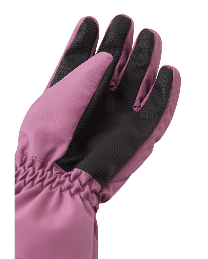 Bernumode | Reima: Reimatec winter waterproof gloves for kids, Ennen (120 g) €20.58 
Waterproof winter gloves for juniors. Made with recycled fibres.
An essential pair of Reima kids' gloves to make sure busy hands stay warm and dry throughout hours of snow-filled fun. Flexible, with grip reinforcements. After washing, you can toss them in the tumble dryer for a shorter drying time.
Waterproof insert
Reinforced palm and thumb
Brushed polyester knit lining
Fellex® insulation
Reflective print
Age approx.
0-12 mos
6-18 mos
1-2 yr
2-4 yr
4-6 yr
6-8 yr
8-10 yr
10-12 yr
12-14 yr
Size
0
1
2
3
4
5
6
7
8
Hand height (cm)
8
9
10
11,5
13
14
15
16
17
Hand height (inches)
3.1
3.5
3.9
4.5
5.1
5.5
5.9
6.3
6.7
Palm circumference (cm)
10
11,5
12,5
13,5
15
16
17
17,5
18
Palm circumference (inches)
3.9
4.5
4.9
5.3
5.9
6.3
6.7
6.9
7.1
 Bernumode | Reima: Reimatec winter waterproof gloves for kids, Ennen (120 g) €20.58 
Waterproof winter gloves for juniors. Made with recycled fibres.
An essential pair of Reima kids' gloves to make sure busy hands stay warm and dry throughout hours of snow-filled fun. Flexible, with grip reinforcements. After washing, you can toss them in the tumble dryer for a shorter drying time.
Waterproof insert
Reinforced palm and thumb
Brushed polyester knit lining
Fellex® insulation
Reflective print
Age approx.
0-12 mos
6-18 mos
1-2 yr
2-4 yr
4-6 yr
6-8 yr
8-10 yr
10-12 yr
12-14 yr
Size
0
1
2
3
4
5
6
7
8
Hand height (cm)
8
9
10
11,5
13
14
15
16
17
Hand height (inches)
3.1
3.5
3.9
4.5
5.1
5.5
5.9
6.3
6.7
Palm circumference (cm)
10
11,5
12,5
13,5
15
16
17
17,5
18
Palm circumference (inches)
3.9
4.5
4.9
5.3
5.9
6.3
6.7
6.9
7.1
