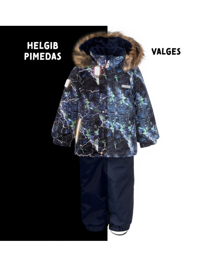Bernumode | LENNE: Зимний комплект ROBIN 250 г +  150 г 76,80 € В изготовлении одежды Active учитываются преобладающие в Эстонии и Северных странах погодные условия, предъявляющие к изделиям особо высокие требования. Используются специально изготовленные высокотехнологичные ткани, предохраняющие ребенка от переохлаждения, практичные в эксплуатации и легкие в уходе. Основными целями развития продукции Lenne являются безопасность, удобство, простота в уходе, практичность.Ткань-Active – водонепроницаемая дышащая ткань. Изделия из серии Active: легки по весу, ветрозащитные и теплые, дышащие, водоотталкивающие, прочные и легки в уходе.Водостойкость: 5 000/5 000 ммВоздухопроводимость: 5 000/10 000 g/m2/24h
Теплая зимняя куртка с уникальным принтом в сочетании с утепленными классическими зимними брюками — это красивый и практичный наряд для зимних занятий на свежем воздухе. Регулируемые подтяжки гарантируют оптимальную посадку по фигуре растущего ребенка. Брюки с высокой талией сохраняют тепло ребенка даже во время самых активных игр. Брюки с эластичными манжетами и съемными петлями на щиколотках надежно держатся на ботинках. В дизайне использованы светоотражающие детали, которые делают ребенка заметным в темноте. Капюшон на кнопках безопасен, так как легко отстегивается от изделия, если застрянет.
 Bernumode | LENNE: Зимний комплект ROBIN 250 г +  150 г 76,80 € В изготовлении одежды Active учитываются преобладающие в Эстонии и Северных странах погодные условия, предъявляющие к изделиям особо высокие требования. Используются специально изготовленные высокотехнологичные ткани, предохраняющие ребенка от переохлаждения, практичные в эксплуатации и легкие в уходе. Основными целями развития продукции Lenne являются безопасность, удобство, простота в уходе, практичность.Ткань-Active – водонепроницаемая дышащая ткань. Изделия из серии Active: легки по весу, ветрозащитные и теплые, дышащие, водоотталкивающие, прочные и легки в уходе.Водостойкость: 5 000/5 000 ммВоздухопроводимость: 5 000/10 000 g/m2/24h
Теплая зимняя куртка с уникальным принтом в сочетании с утепленными классическими зимними брюками — это красивый и практичный наряд для зимних занятий на свежем воздухе. Регулируемые подтяжки гарантируют оптимальную посадку по фигуре растущего ребенка. Брюки с высокой талией сохраняют тепло ребенка даже во время самых активных игр. Брюки с эластичными манжетами и съемными петлями на щиколотках надежно держатся на ботинках. В дизайне использованы светоотражающие детали, которые делают ребенка заметным в темноте. Капюшон на кнопках безопасен, так как легко отстегивается от изделия, если застрянет.