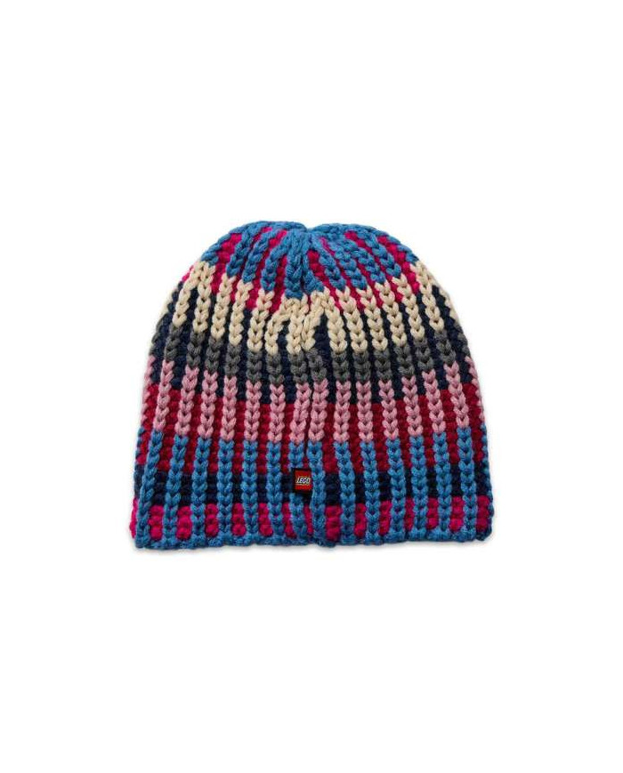 Bernumode | LEGO® Wear: Bērnu  ziemas cepure, LWARIS 701 14,85 € Gudra ziemas cepure bērniem jaukā, kuplā adījumā ar svītrām. Tas ir izgatavots no akrila dzijas. LEGO cepures zēniem un meitenēm iekšpusē ir plāna odere, kas sastāv no 95% organiskās kokvilnas un 5% elastāna. Trikotāžas cepures aizmugurē ir neliels LEGO logotips.