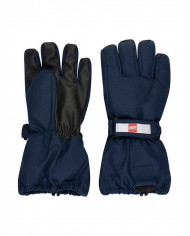 Bernumode | LEGO® Wear: Waterprooof gloves with membrane LWATLIN 700 €29.71 LEGO® Wear PLAY gloves for children
A pair of smart and functional ski gloves makes playing outside a lot more fun on cold and wet days. The many functional features make sure that your child’s fingers are kept dry and warm regardless of the weather.
The LEGO® Wear PLAY glove has an ergonomic fit and an elasticated wrist with a reflector and Velcro closure for an optimum fit. The glove entry is also elasticated to keep snow out. With a PU anti-slip material on the palms and fingertips for a better grip.
THIS IS WHY YOU WILL LOVE THE GLOVES

They are 100% windproof, windproof, and breathable
There is a buckle on the gloves for clicking them onto LEGO Wear jackets and snowsuit
The gloves have a soft isolating Thinsulate insulation¨
The gloves come in so many great colours

The gloves are made in a 100% windproof and breathable material. They have a waterproof and breathable Fan-Tex membrane between the inner and outer layer which makes the gloves 100% waterproof. The inner layer is a comfortable and insulating Thinsulate material.
The gloves can be hooked together at the wrist to keep the pair together when they are not in use. Safety break-away buckle for attaching the gloves to a snowsuit or jacket sleeve. The buckle releases when pulling the gloves, so that your child does not get stuck on anything.


Specifications

Adjustable strap at wrist with Velcro closure.
Elastic at wrist keeps the glove in place.
Soft elastic at opening.
Thinsulate insulation.
Soft microfleece lining inside gloves.
100% waterproof and breathable Fan-Tex membrane inside gloves.
Ergonomic fit.
PU anti-slip material on palm for better grip.
3M Scotchlite reflector.
Breakaway buckle only in size: 104 - 140.
Bionic Finish ECO water repellent finish on the surface.
Windproof.


