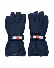 Bernumode | LEGO® Wear: Waterprooof gloves with membrane LWATLIN 700 €29.71 LEGO® Wear PLAY gloves for children
A pair of smart and functional ski gloves makes playing outside a lot more fun on cold and wet days. The many functional features make sure that your child’s fingers are kept dry and warm regardless of the weather.
The LEGO® Wear PLAY glove has an ergonomic fit and an elasticated wrist with a reflector and Velcro closure for an optimum fit. The glove entry is also elasticated to keep snow out. With a PU anti-slip material on the palms and fingertips for a better grip.
THIS IS WHY YOU WILL LOVE THE GLOVES

They are 100% windproof, windproof, and breathable
There is a buckle on the gloves for clicking them onto LEGO Wear jackets and snowsuit
The gloves have a soft isolating Thinsulate insulation¨
The gloves come in so many great colours

The gloves are made in a 100% windproof and breathable material. They have a waterproof and breathable Fan-Tex membrane between the inner and outer layer which makes the gloves 100% waterproof. The inner layer is a comfortable and insulating Thinsulate material.
The gloves can be hooked together at the wrist to keep the pair together when they are not in use. Safety break-away buckle for attaching the gloves to a snowsuit or jacket sleeve. The buckle releases when pulling the gloves, so that your child does not get stuck on anything.


Specifications

Adjustable strap at wrist with Velcro closure.
Elastic at wrist keeps the glove in place.
Soft elastic at opening.
Thinsulate insulation.
Soft microfleece lining inside gloves.
100% waterproof and breathable Fan-Tex membrane inside gloves.
Ergonomic fit.
PU anti-slip material on palm for better grip.
3M Scotchlite reflector.
Breakaway buckle only in size: 104 - 140.
Bionic Finish ECO water repellent finish on the surface.
Windproof.


