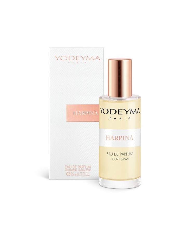 Bernumode | YODEYMA: Harpina Miniperfume 15ML €6.60 The floral subtlety of violet, with the exotic touch of orchid, gives way to the vanilla notes that compose this majestic perfume.
Floral - FruityHarpina is a perfume that expresses sensuality for a woman in love with femininity.Top notes: Shaping the first impressions of the fragrance.Heart notes: Forming the core of the fragrance.Base notes: Giving depth to the fragrance.
Top notes
Violet flower
Heart notes
Orchid
Base notes
Vanilla Bernumode | YODEYMA: Harpina Miniperfume 15ML €6.60 The floral subtlety of violet, with the exotic touch of orchid, gives way to the vanilla notes that compose this majestic perfume.
Floral - FruityHarpina is a perfume that expresses sensuality for a woman in love with femininity.Top notes: Shaping the first impressions of the fragrance.Heart notes: Forming the core of the fragrance.Base notes: Giving depth to the fragrance.
Top notes
Violet flower
Heart notes
Orchid
Base notes
Vanilla