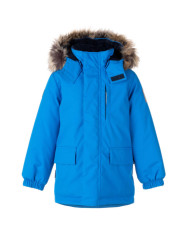 Bernumode | Lenne: Jacket/Parka SNOW 250 g €82.58 Water column: 10 000 mm
Breathable: 10 000 g/m²/24h
Water and soil reprellency: DWR coating (Durable Water Repellent)
BEST SELLER! Boys’ winter parka with luxurious fur
Parka made of highly durable fabric with extra warm wadding!

The childrens’ parka is longer in the back and made of highly waterproof and breathable ActivePlus fabric, which ensures maximum comfort at all times. The waterproof surface of the fabric protects from wind, rain and snow, does not become deformed and handles regular washing, maintaining its initial qualities. The design of the parka features reflective details, which make your child visible even in the darkest of winters. The safe snap-fastened hood detaches from the product if it gets stuck.