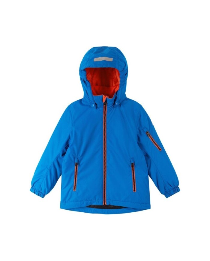 Bernumode | Reima: Зимняя куртка на мальчика Reimatec, Kanto (160 г) 53,62 € Детская зимняя куртка из переработанного волокна. Водо- и ветрозащитный. 
Эта зимняя куртка для детей Reimatec изготовлено из водо- и ветронепроницаемого материала, который также воздухопроницаем, что обеспечивает комфорт, и, как и все функциональные ткани Reima, грязеотталкивающий, что позволяет реже стирать. Основные швы герметичны, что обеспечивает водонепроницаемость, а безопасный съемный капюшон защищает маленькие головы от ветра. Гладкая подкладка облегчает одевание и обеспечивает комфорт при ношении с другими слоями одежды. Два кармана на молнии спереди и регулируемый подол — еще одни удобные детали этой детской утепленной куртки.  

Открытые швы герметичны и водонепроницаемы. 
  Гладкая подкладка из полиэстера 
  Безопасный съемный капюшон.  
  Два кармана на молнии  
Регулируемый подол  
Отражающие детали
Снежная юбка
