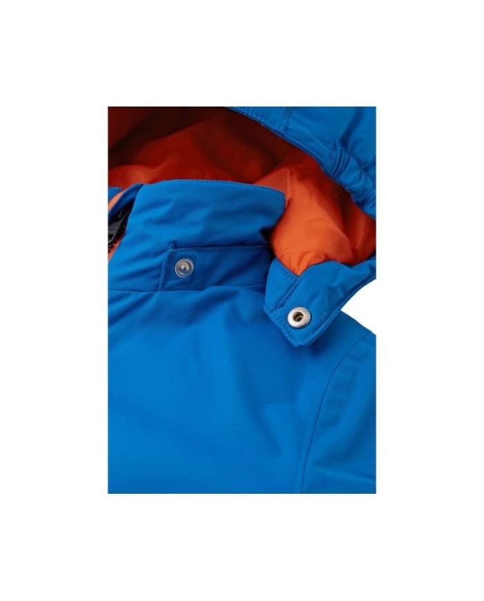 Bernumode | Reima: Зимняя куртка на мальчика Reimatec, Kanto (160 г) 53,62 € Детская зимняя куртка из переработанного волокна. Водо- и ветрозащитный. 
Эта зимняя куртка для детей Reimatec изготовлено из водо- и ветронепроницаемого материала, который также воздухопроницаем, что обеспечивает комфорт, и, как и все функциональные ткани Reima, грязеотталкивающий, что позволяет реже стирать. Основные швы герметичны, что обеспечивает водонепроницаемость, а безопасный съемный капюшон защищает маленькие головы от ветра. Гладкая подкладка облегчает одевание и обеспечивает комфорт при ношении с другими слоями одежды. Два кармана на молнии спереди и регулируемый подол — еще одни удобные детали этой детской утепленной куртки.  

Открытые швы герметичны и водонепроницаемы. 
  Гладкая подкладка из полиэстера 
  Безопасный съемный капюшон.  
  Два кармана на молнии  
Регулируемый подол  
Отражающие детали
Снежная юбка
