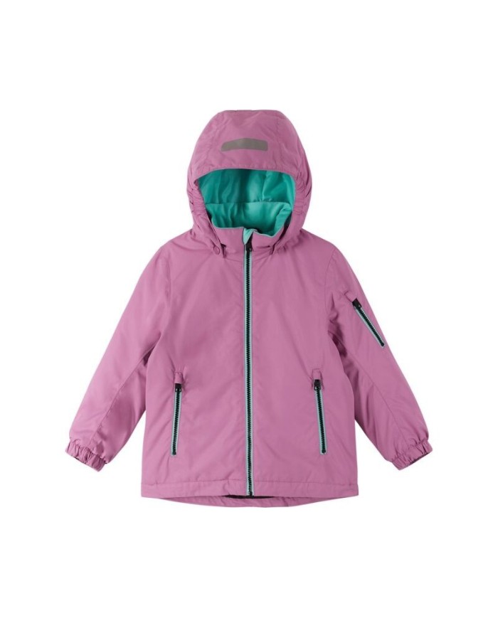 Bernumode | Reima: Зимняя куртка на девочку Reimatec, Kanto (160 г) 53,62 € Детская зимняя куртка из переработанного волокна. Водо- и ветрозащитный. 
Эта зимняя куртка для детей Reimatec изготовлено из водо- и ветронепроницаемого материала, который также воздухопроницаем, что обеспечивает комфорт, и, как и все функциональные ткани Reima, грязеотталкивающий, что позволяет реже стирать. Основные швы герметичны, что обеспечивает водонепроницаемость, а безопасный съемный капюшон защищает маленькие головы от ветра. Гладкая подкладка облегчает одевание и обеспечивает комфорт при ношении с другими слоями одежды. Два кармана на молнии спереди и регулируемый подол — еще одни удобные детали этой детской утепленной куртки.  

Открытые швы герметичны и водонепроницаемы. 
  Гладкая подкладка из полиэстера 
  Безопасный съемный капюшон.  
  Два кармана на молнии  
Регулируемый подол  
Отражающие детали
Снежная юбка
